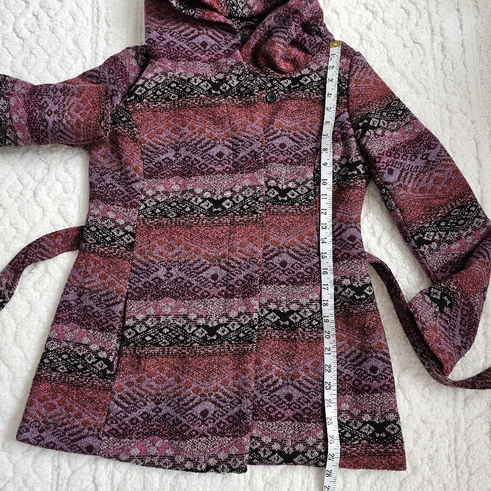 Mossimo Boho Western Aztec Print Convertible Cowl… - image 8